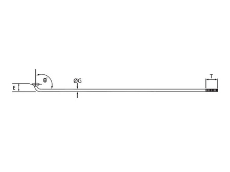 Szprycha CNSPOKE STD14 2.0-2.0-2.0 stal nierdzewna 278mm srebrna