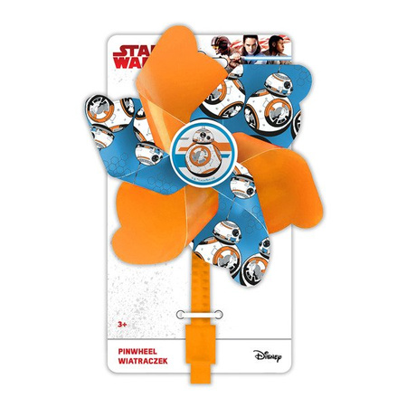 Wiatraczek na kierownice Star Wars BB8 orange