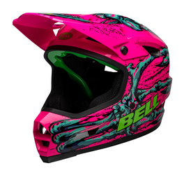 Kask full face BELL SANCTION 2 DLX MIPS bonehead gloss pink turquoise